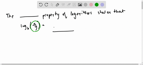 the-_______-property-of-logarithms-states-that-log-_bleftfracxyright-_______-for-positive-real-numbe