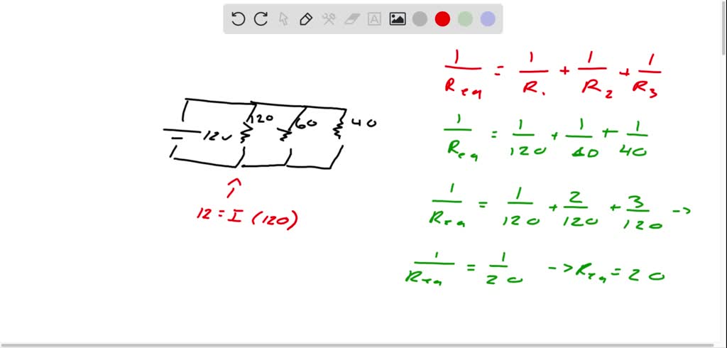 SOLVED:A 120.0-Ωresistor, a 60.0-Ωresistor, and a 40.0-Ωresistor are ...