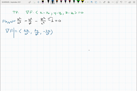 show-that-the-tangent-plane-to-the-quadric-surface-at-the-point-leftx_0-y_0-z_0right-can-be-writte-2