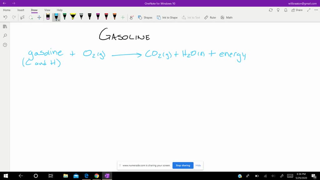 SOLVED The Burning Of Gasoline In Automobile Engines Is A Chemical 