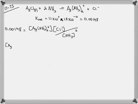 what-amount-of-ammonia-moles-must-be-added-to-dissolve-0050-mol-of-agcl-suspended-in-10-l-of-water-3