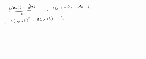 if-fx4-x2-5-x-2-find-fracfxh-fxh-h-neq-0-and-simplify