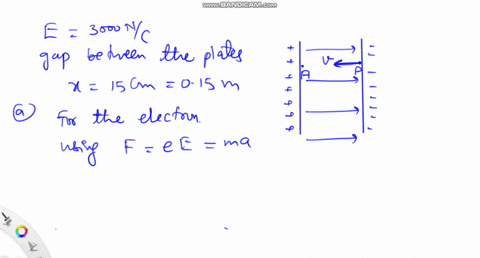 two-charged-metal-plates-in-vacuum-are-15-mathrmcm-apart-as-drawn-in-fig-24-7-the-electric-field-bet