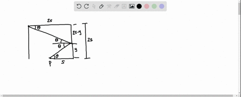 the-drawing-shows-a-top-view-of-a-square-room-one-wall-is-missing-and-the-other-three-are-each-mirro