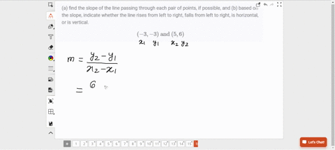 a-find-the-slope-of-the-line-passing-through-each-pair-of-points-if-possible-and-b-based-on-the-sl-4