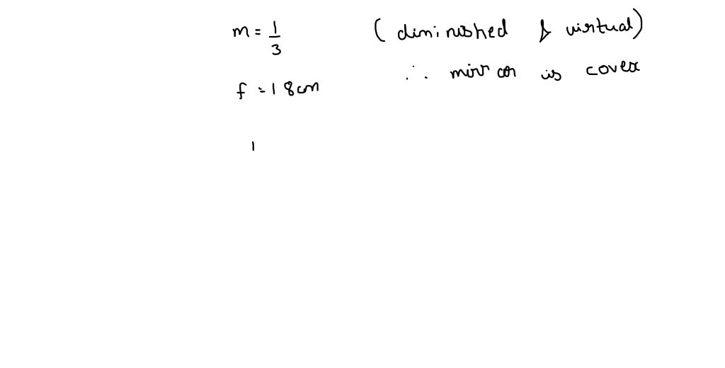 SOLVEDA spherical mirror forms diminished virtual image of