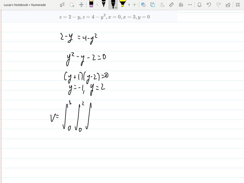 solved-use-a-triple-integral-to-find-the-volume-of-the-solid-bounded-by