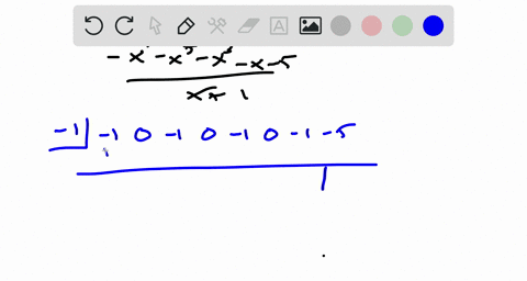 use-synthetic-division-to-divide-the-first-polynomial-by-the-second-x7-x5-x3-x-5-quad-x1