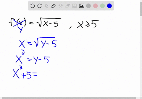 find-a-formula-for-f-1x-identify-the-domain-and-range-of-f-1-verify-that-f-and-f-1-are-inverses-fx-3