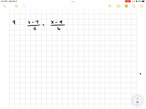 solve-5-x-76-x-9