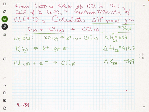 from-the-lattice-energy-of-mathrmkcl-in-table-91-and-the-ionization-energy-of-mathrmk-and-electron-3