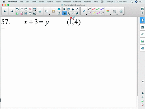 tell-whether-the-ordered-pair-is-a-solution-to-the-given-equation-x3y-14