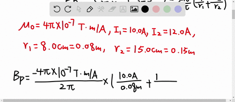 two-very-long-insulated-wires-perpendicular-to-each-other-in-the-same-plane-carry-currents-as-shown-