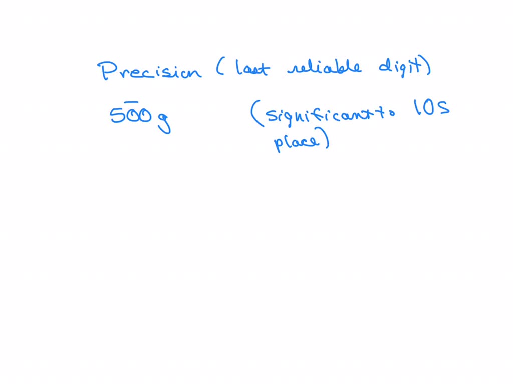 SOLVEDDetermine the accuracy and precision of each measurement. 5 g