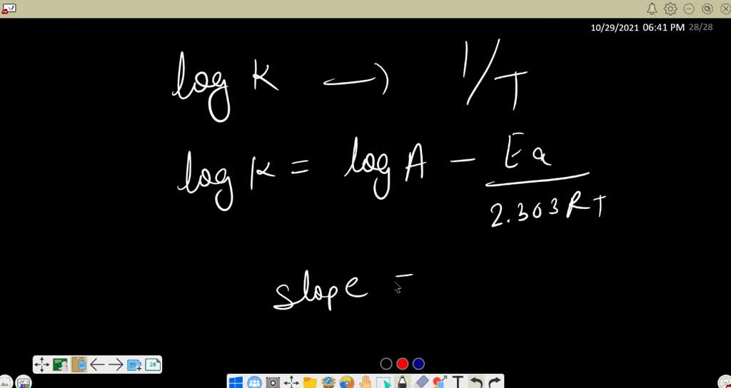 ⏩SOLVED:According to the Arrhenius equation, straight line is to be ...