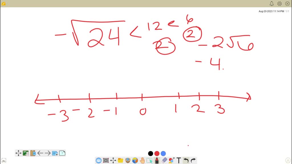 graph each number on the number line