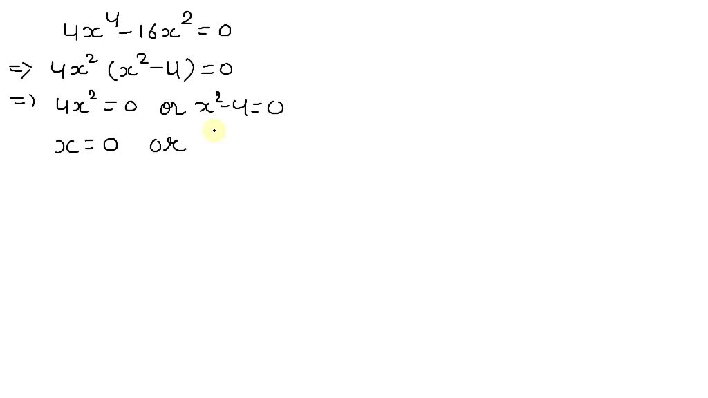 SOLVED Find All Solutions Of The Equation Algebraically Use A Graphing
