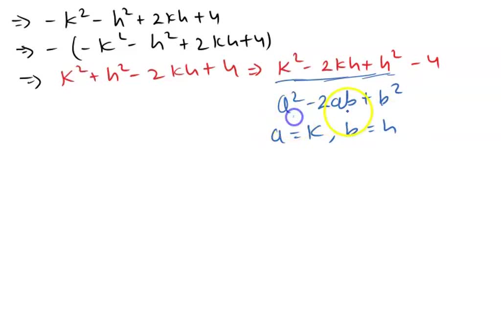 ⏩SOLVED:Factor the polynomial. 4 h^2-12 h k+9 k^2 | Numerade