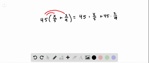 multiply-45leftfracx5frac29right