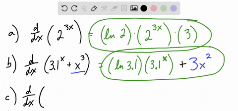 differentiate-each-of-the-following-functions-a-y23-x-b-y31xx3-c-s103-t-5-d-w10left5-6-nn2right-e-y3