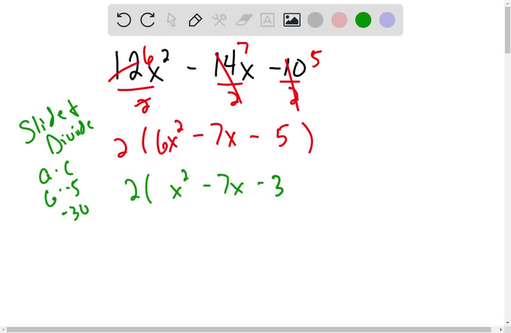 SOLVED:Factor each trinomial completely. See Examples 1 through 7. 12 x ...