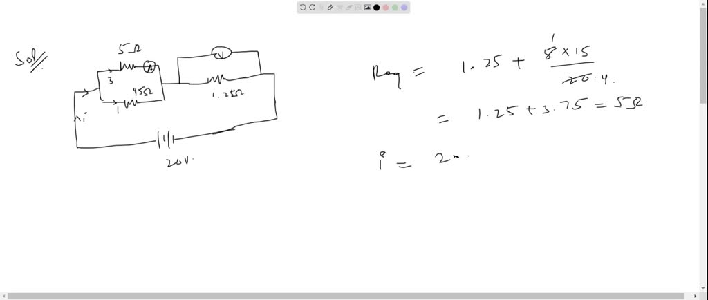 SOLVED:An ideal ammeter (zero resistance) and an ideal voltmeter ...