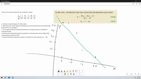 given-are-five-observations-for-two-variables-x-and-y-beginarrayrrrrrr-boldsymbolx_boldsymboli-3-12
