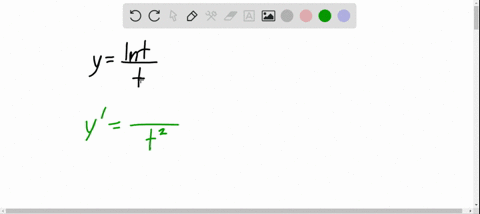 in-exercises-5-36-find-the-derivative-of-y-with-respect-to-x-t-or-theta-as-appropriate-yfracln-tt-2