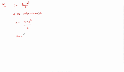 finding-inverse-functions-find-the-inverse-function-of-f-fxfrac2-x35-2