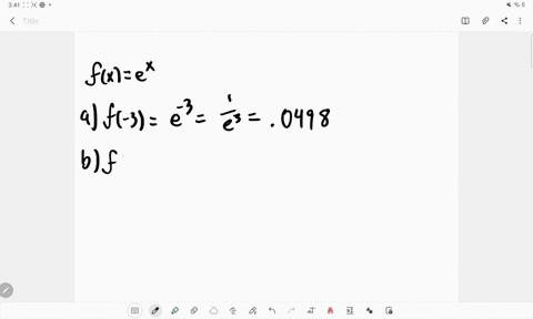evaluate-the-functions-for-the-given-values-of-x-round-to-4-decimal-places-fxex-a-f-3-b-f68-c-fsqrt7