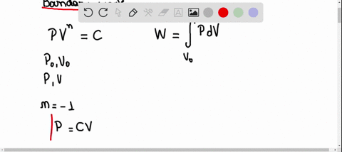 consider-a-mass-going-through-a-polytropic-process-where-pressure-is-directly-proportional-to-volume