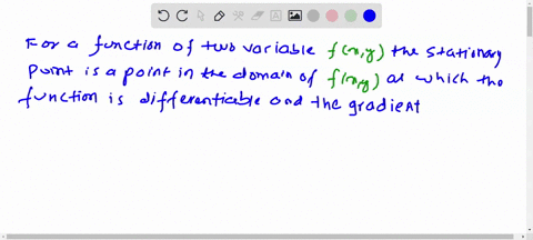 what-is-a-stationary-point-of-a-function-of-two-variables-fx-y-what-if-anything-is-the-difference-be