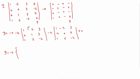 SOLVED:Use the cofactor expansion theorem to evaluate the given ...