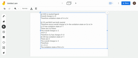 give-the-oxidation-state-of-the-metal-in-a-leftleftoperatornameirleftmathrmh_2-mathrmoright_6right3r