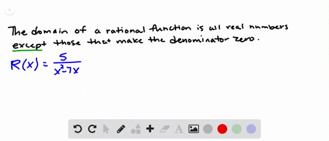 find-the-domain-of-each-rational-expression-see-example-1-rxfrac5x2-7-x