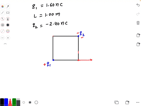 mathrma160-mathrmnc-point-charge-is-placed-at-one-corner-of-a-square-100-mathrmm-on-a-side-and-a-240