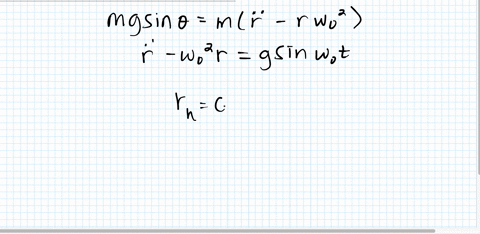 a-particle-of-mass-m-is-introduced-with-zero-velocity-at-r0-when-theta0-it-slides-outward-through-th