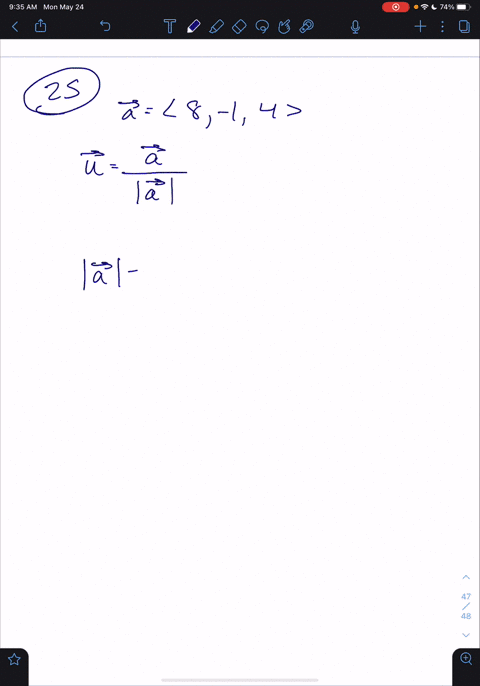 23-25-find-a-unit-vector-that-has-the-same-direction-as-the-given-vector-8-mathbfi-mathbfj4-mathbfk