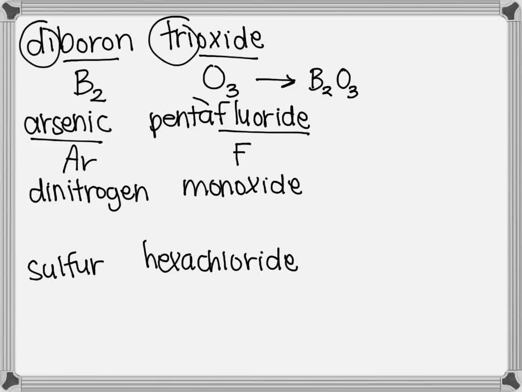 SOLVED:Write the formula for each of the following compounds: a ...