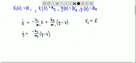 the-initial-value-problem-that-governs-the-behavior-of-a-coupled-spring-mass-system-is-see-the-intro