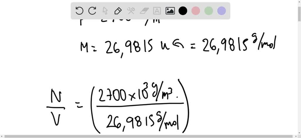 SOLVED:Estimate the spacing between the centers of neighboring atoms in ...