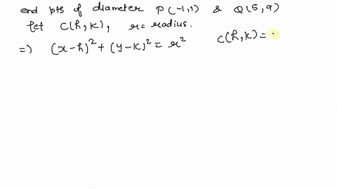 SOLVED:Find an equation of the circle that satisfies the given ...