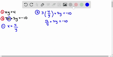 solve-each-system-by-the-substitution-method-beginaligned-x-y4-3-x2-y-10-endaligned