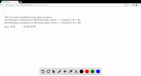 the-cartesian-coordinates-of-a-point-are-given-i-find-polar-coordinates-r-theta-of-the-point-where-r