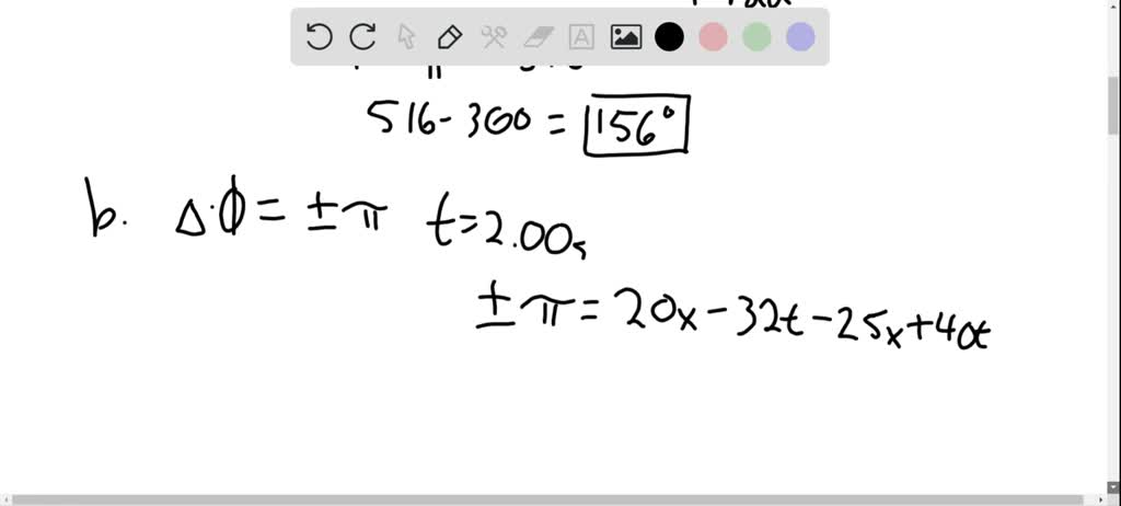 SOLVED Two Sinusoidal Waves In A String Are Defined By The E Functions 