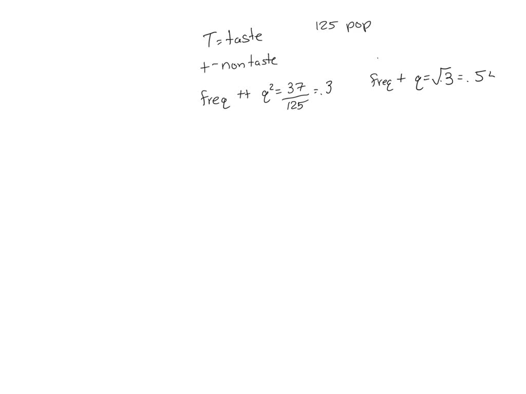 solved-the-ability-to-taste-the-compound-phenylthiocarbamide-ptc-is-a