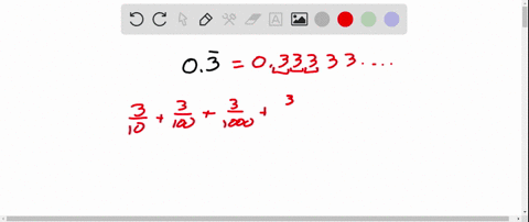 write-each-rational-number-as-the-quotient-of-two-integers-in-simplest-form-0-overline3