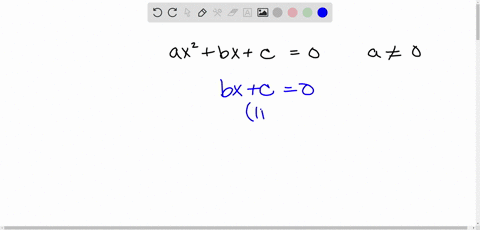 when-talking-about-a-quadratic-equation-in-standard-form-a-x-2b-xc0-why-is-it-necessary-to-state-tha