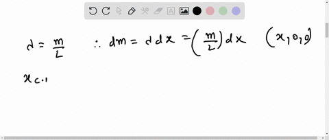 locate-the-centre-of-mass-of-a-uniform-straight-rod-of-mass-m-and-length-l