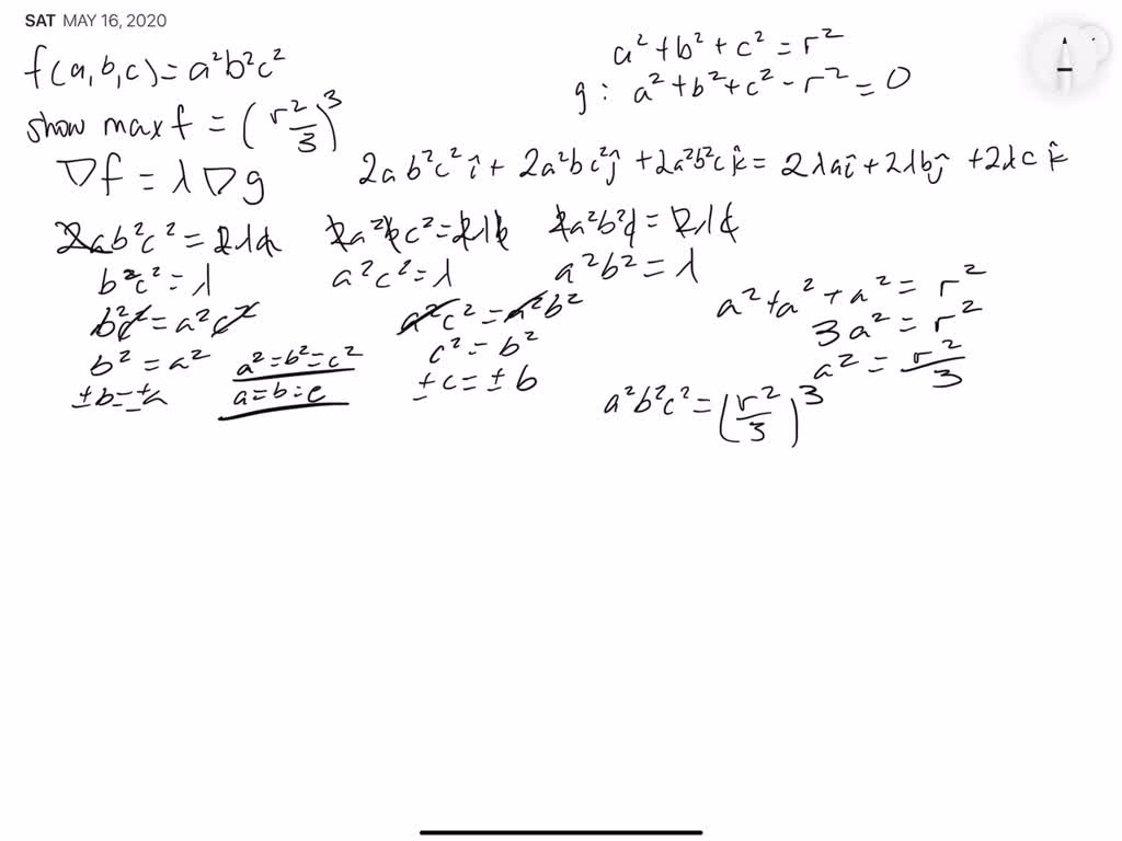 Solved A Maximum On A Sphere Show That The Maxim